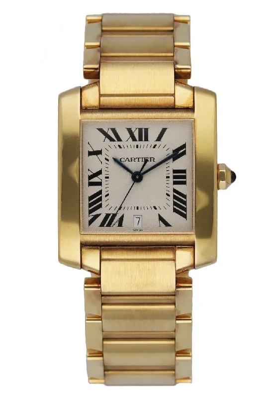 Cartier Tank Francaise 1840 18K Yellow Gold Men's Watch