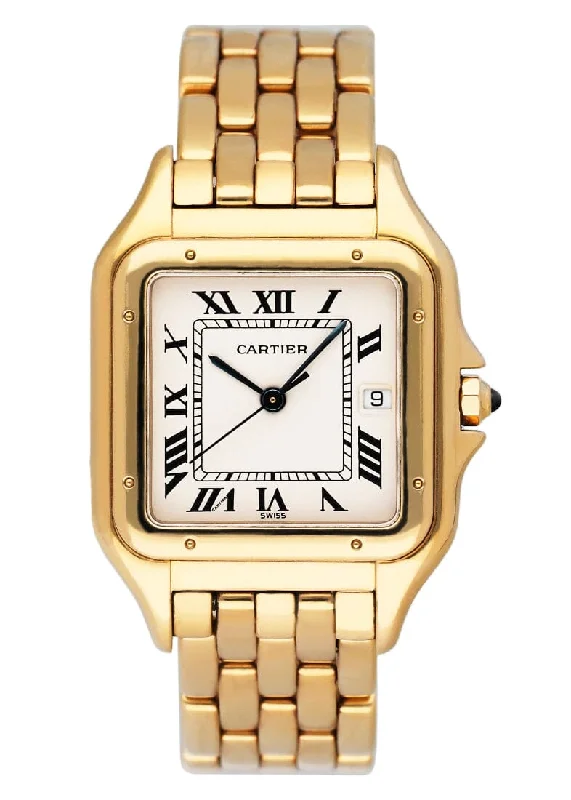 Cartier Panthere Large 18k Yellow Gold Watch