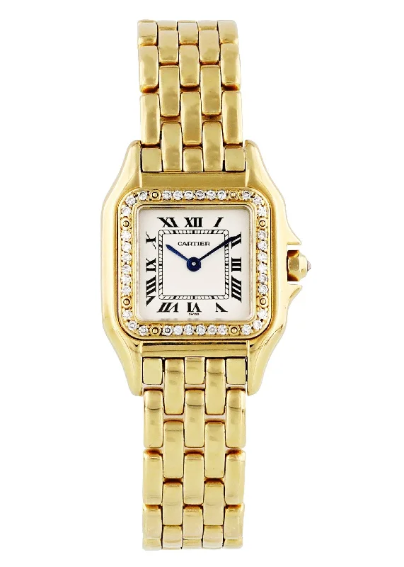 Cartier Panthere 1280  Yellow Gold Ladies Watch