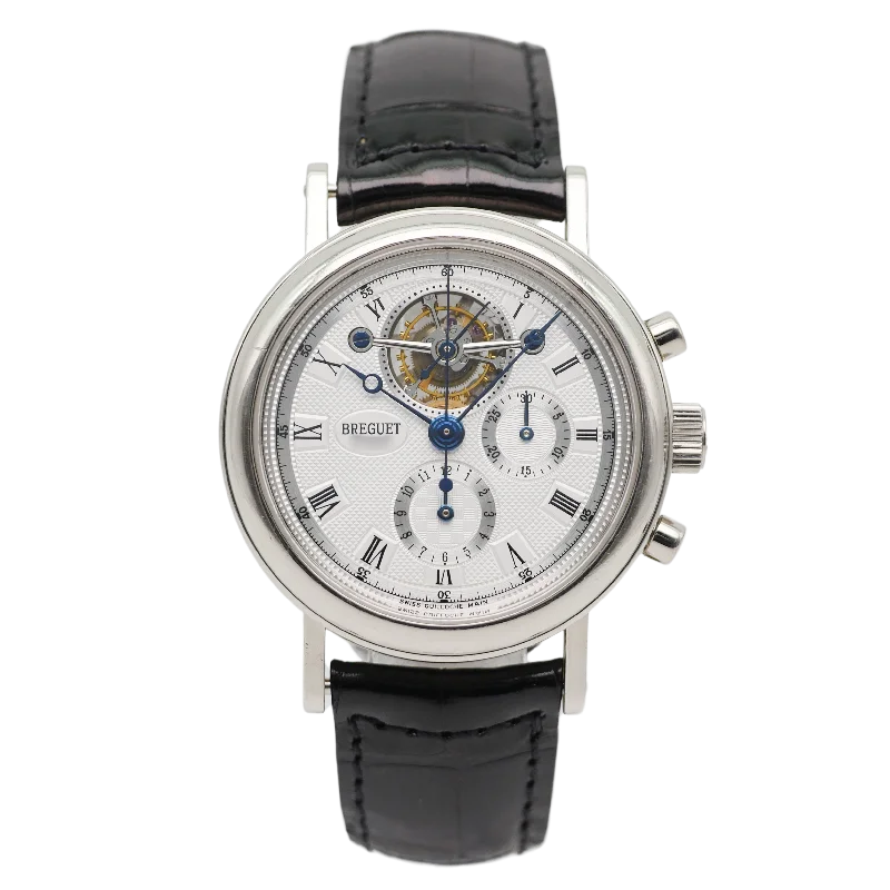 Breguet Classique Complications Tourbillon Chronograph Weißgold 3577