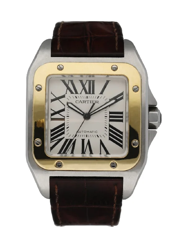 Cartier Santos 100 2656 Stainless Steel Automatic Men's Watch